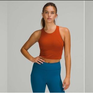 Lululemon Invigorate Tank Top size 8 Aztec Brick